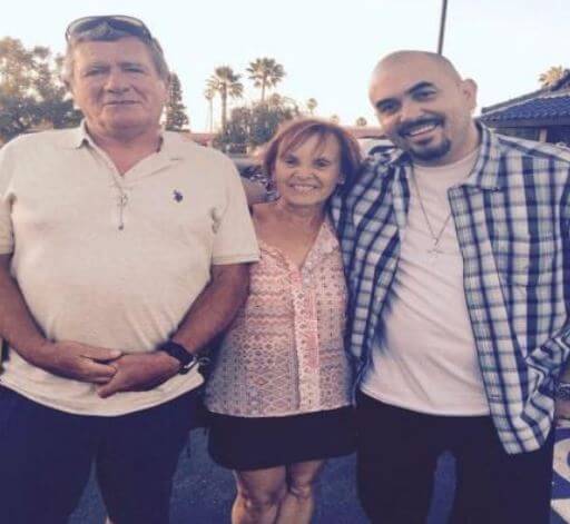 Tomasa Guglielmi husband Noel Gugliemi with his parents.